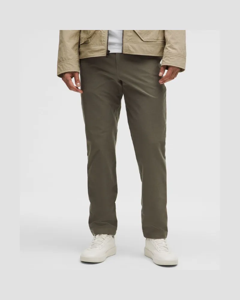 LULULEMON ABC Hose im Classic Fit mit 5 Taschen Utilitech für Männer – 81 cm – Größe in Army Green Army