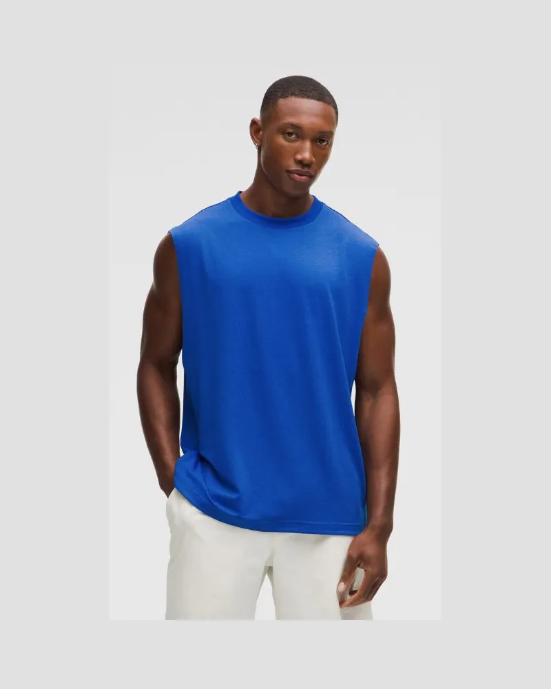 LULULEMON EasySet Trainings-T-Shirt für Männer – Größe in Galactic Cobalt Galactic