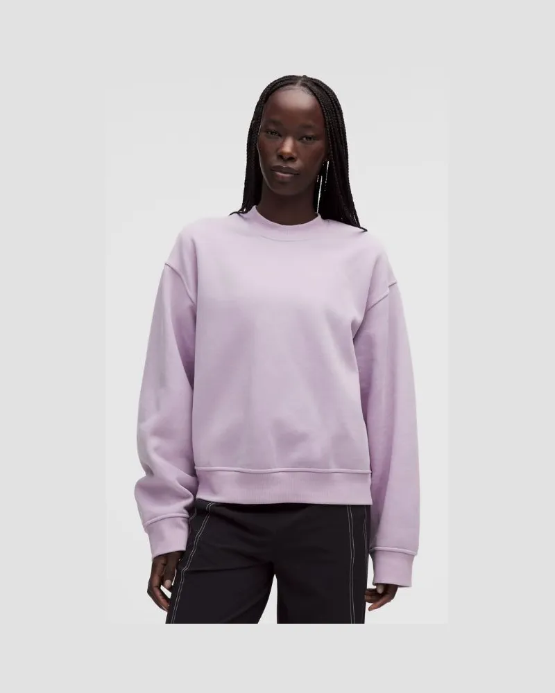LULULEMON Steady State Rundhalspullover für Frauen – Größe in Lilac Play Lilac
