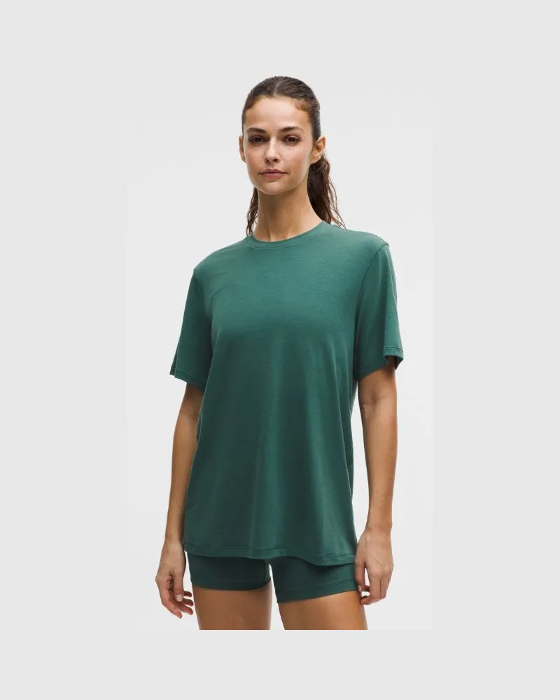 LULULEMON Trainings-T-Shirt aus Jersey für Frauen – Größe in Deep Marina Deep