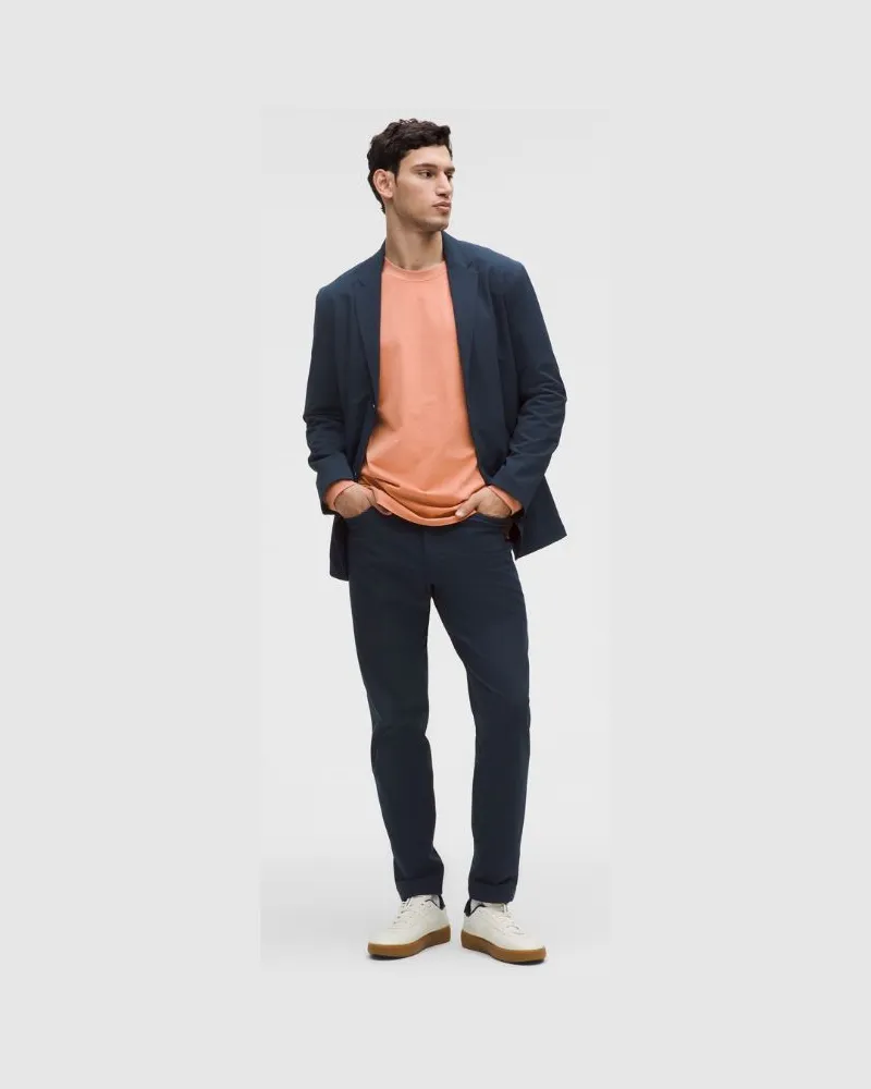 LULULEMON ABC Slim-Fit 5 Pocket Pant 32L Brushed Warpstreme für Männer – Größe in True Navy True