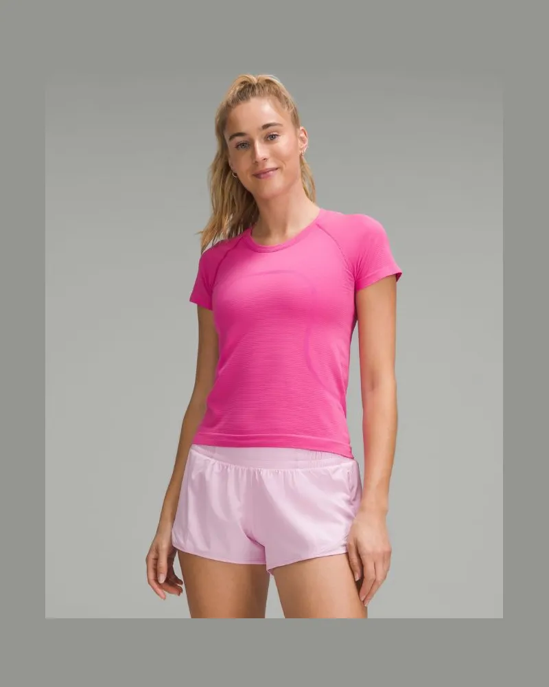 LULULEMON Swiftly Tech Kurzarmshirt 2 Taillenlänge Spandex