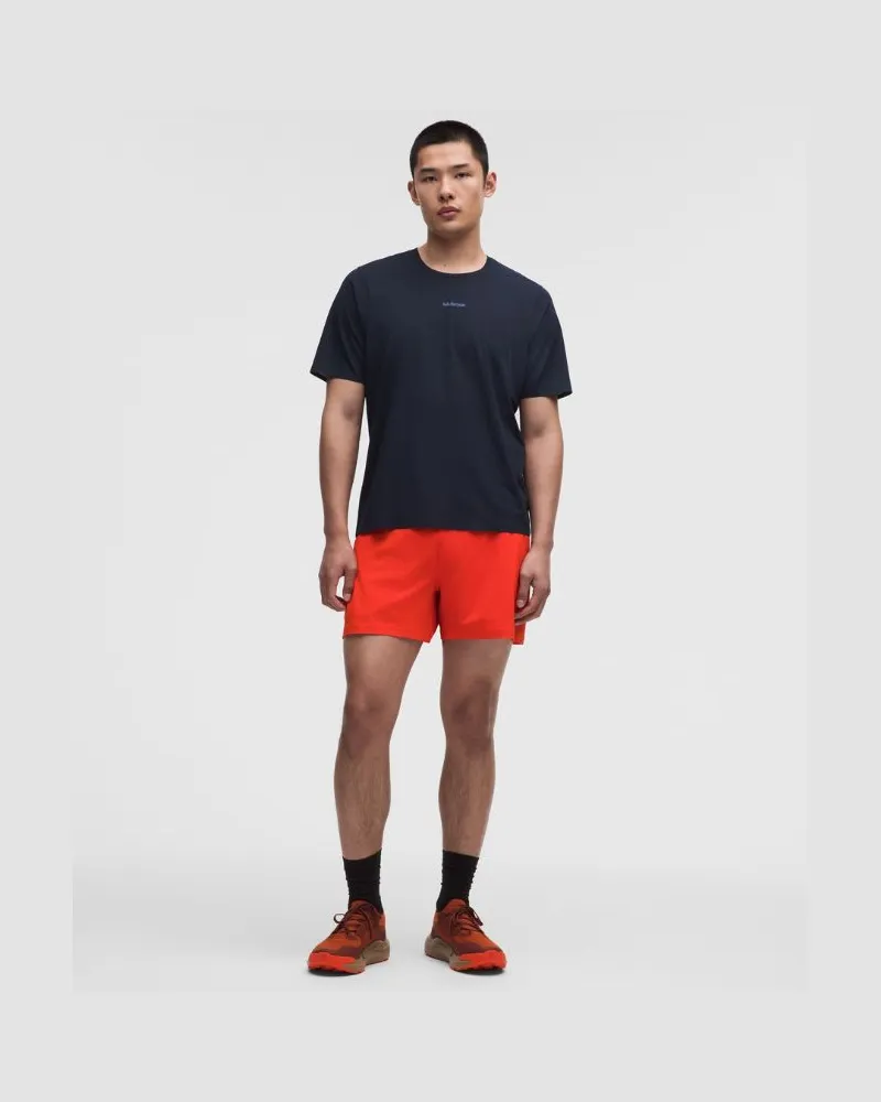 LULULEMON Pace Breaker Shorts mit Liner für Männer – 13 cm – Größe in Cherry Ember Cherry