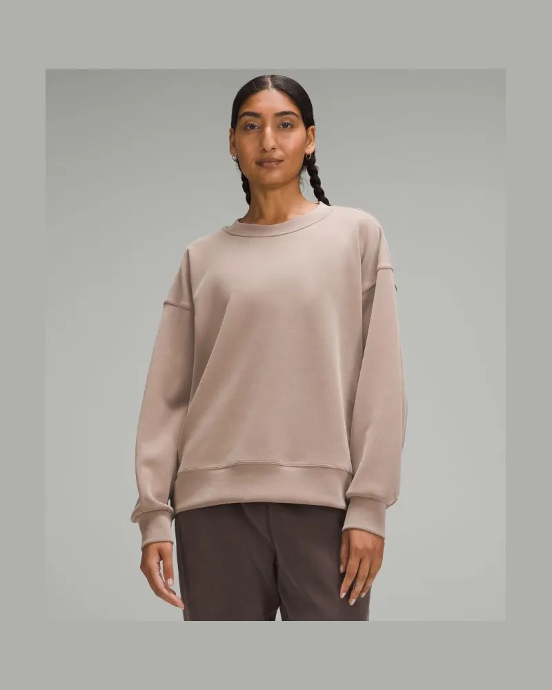 LULULEMON Softstreme Pullover mit Rundhalsausschnitt Taupetastic