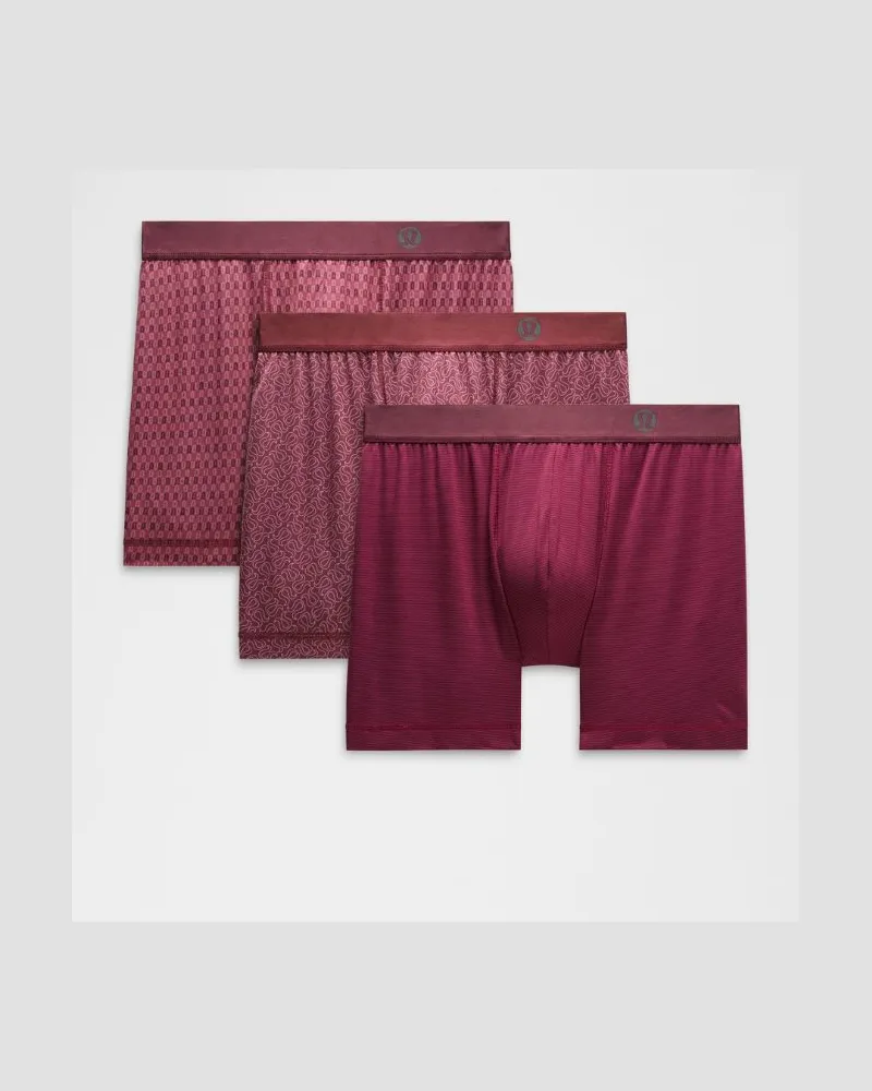 LULULEMON Always In Motion Boxershorts 3er-Pack für Männer – 13 cm – Größe Jumie