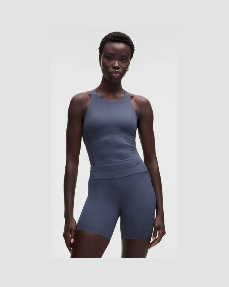 LULULEMON Fast and Free-Tanktop Mittlerer Halt für B/C-Cups für Frauen – Größe in Dusty Diamond Dusty