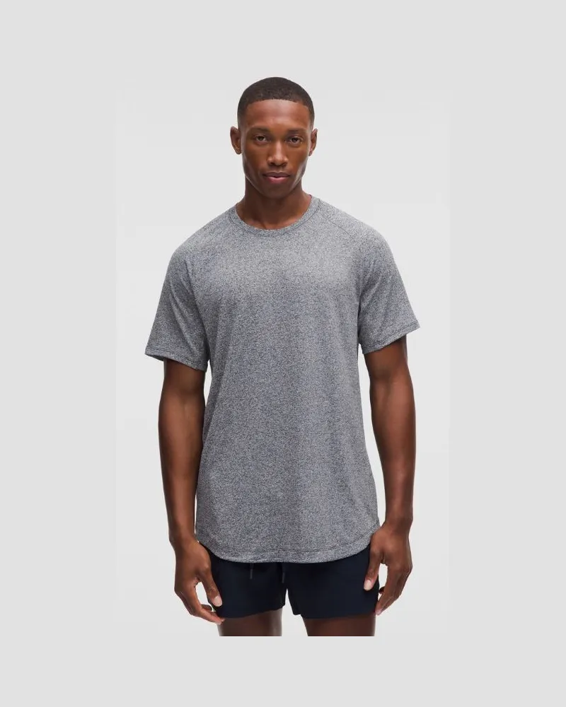 LULULEMON License to Train Kurzarmshirt für Männer – Größe in Heathered True Navy Heathered