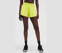 Shake It Out Lauf-Shorts mit hohem Bund für Frauen – 6 cm – Neon – Größe