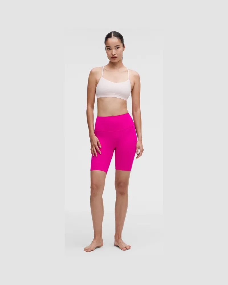 LULULEMON Align Shorts mit hohem Bund für Frauen – 20 cm – Größe in Pink Flare Pink