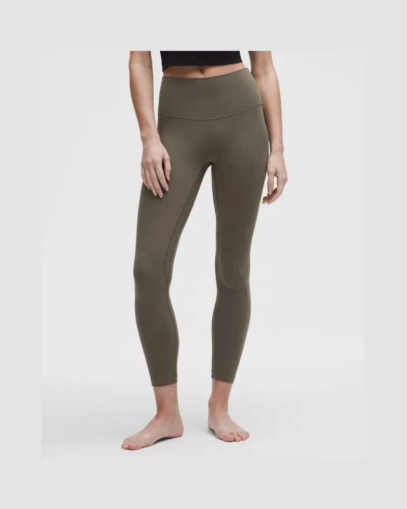 LULULEMON Align Hose mit hohem Bund für Frauen – 63,5 cm – Größe in Army Green Army