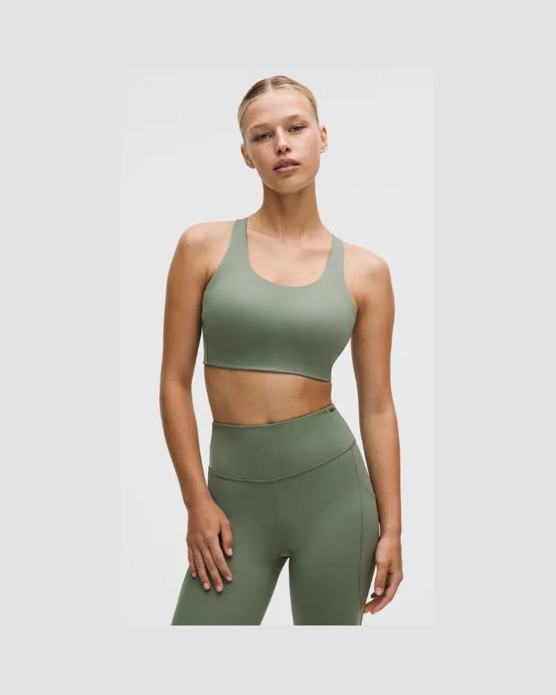 LULULEMON Energy BH mit starkem Halt für Frauen – Größe in Willow Leaf Willow
