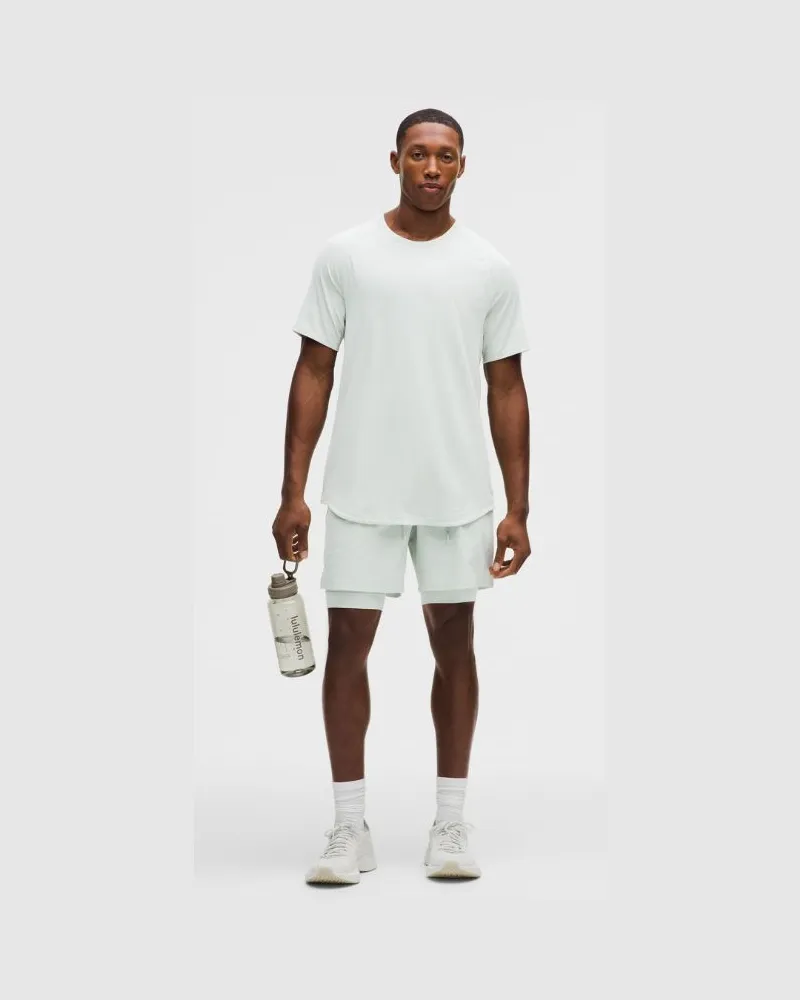 LULULEMON License to Train Shorts mit Liner für Männer – 18 cm – Größe in Pelican Pelican