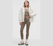 Puffer-Bomberjacke für Frauen – Größe in Light Ivory