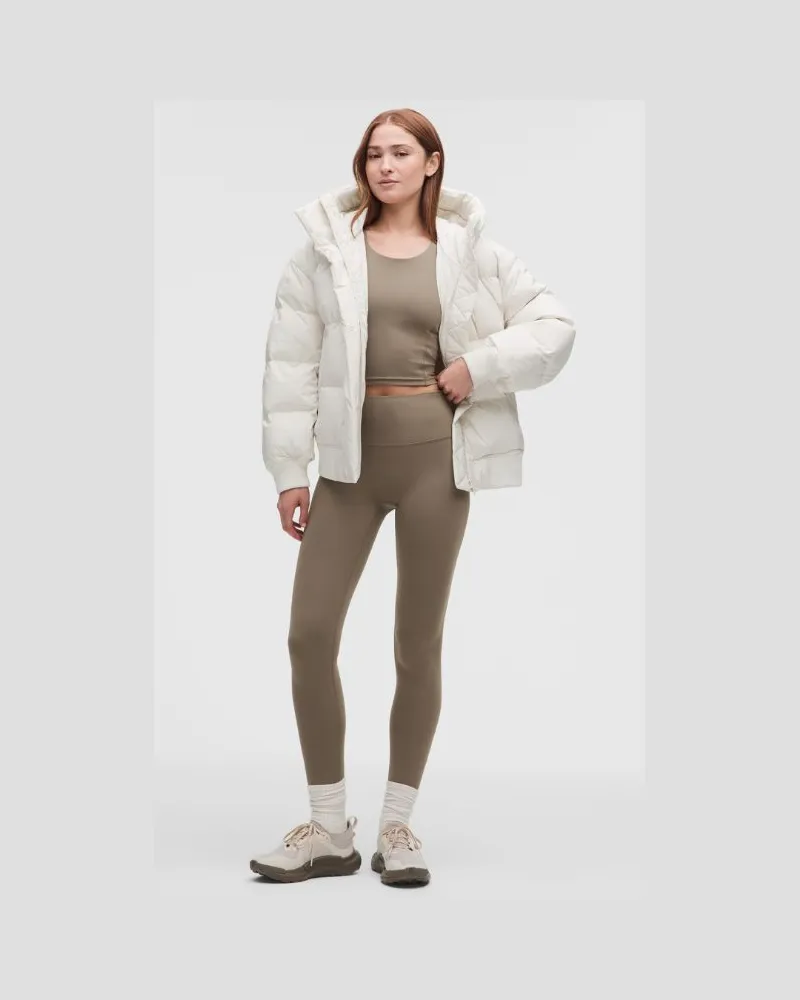 LULULEMON Puffer-Bomberhoodie für Frauen – Größe in Light Ivory Light