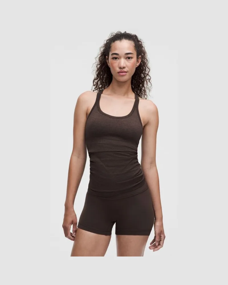 LULULEMON Ebb to Street Tanktop für Frauen – Größe in Mahogany Muse Mahogany