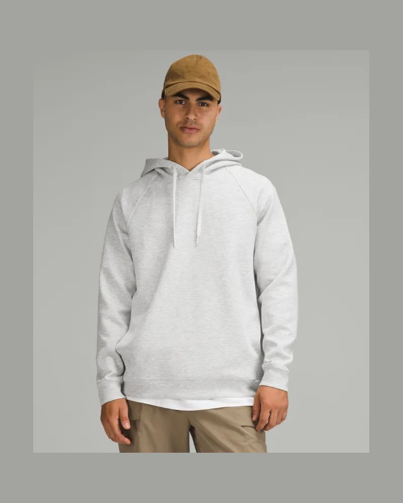 LULULEMON Smooth Spacer Hoodie im Classic Fit für Männer – Größe in Heathered Core Ultra Light Grey Heathered