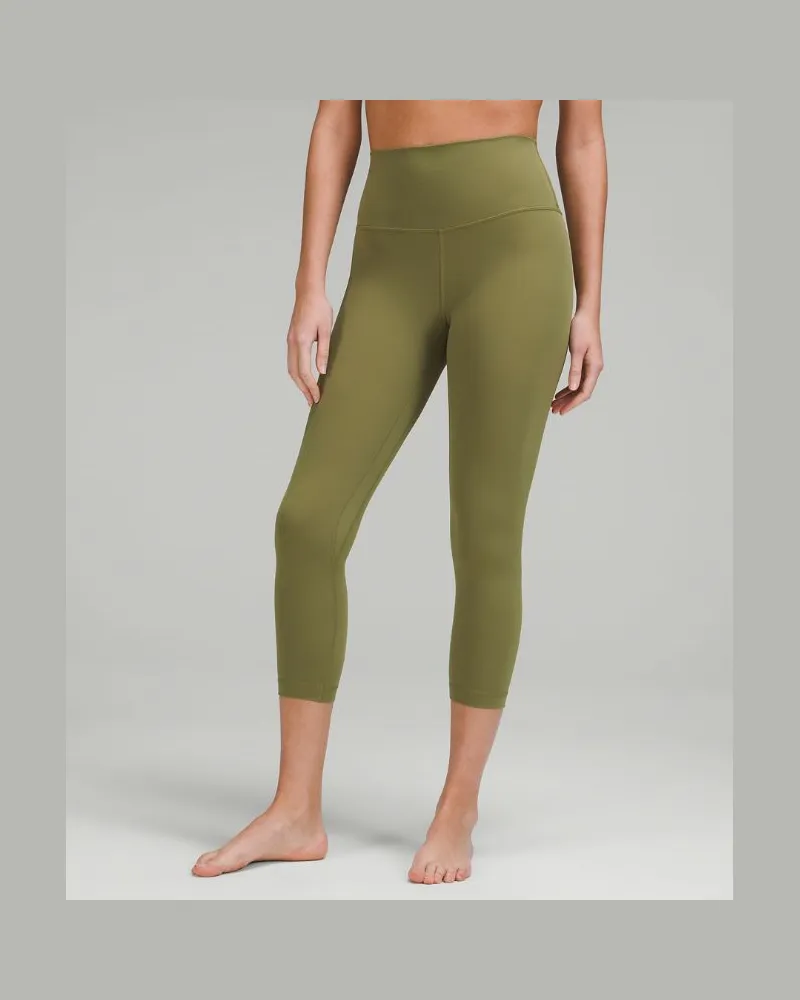 LULULEMON Align Crop Leggings mit hohem Bund Bronze