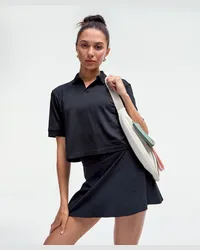 LULULEMON Leichter Tennisrock mit hohem Bund Black