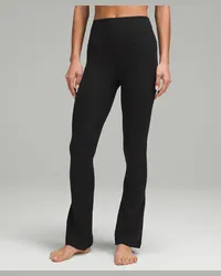 LULULEMON Align Gerippte Hose mit leicht ausgestelltem Bein Extra kurz Black