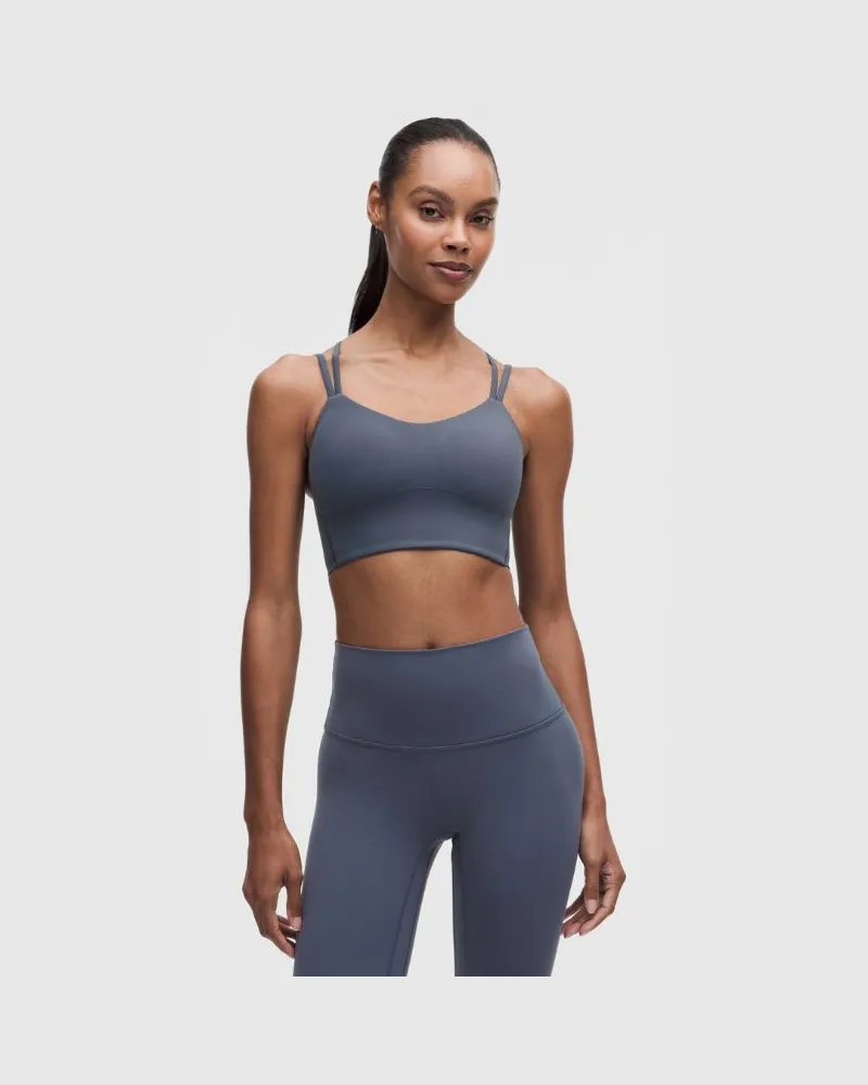 LULULEMON Like a Cloud Longline-BH Leichter Halt B/C Cups für Frauen – Größe in Dusty Diamond Dusty