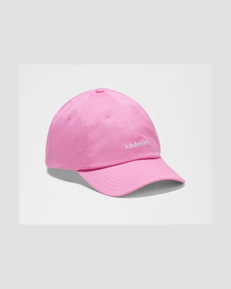 LULULEMON Klassische Baseballkappe Logo – Größe in Sweet Sorbet/Weiß Sweet