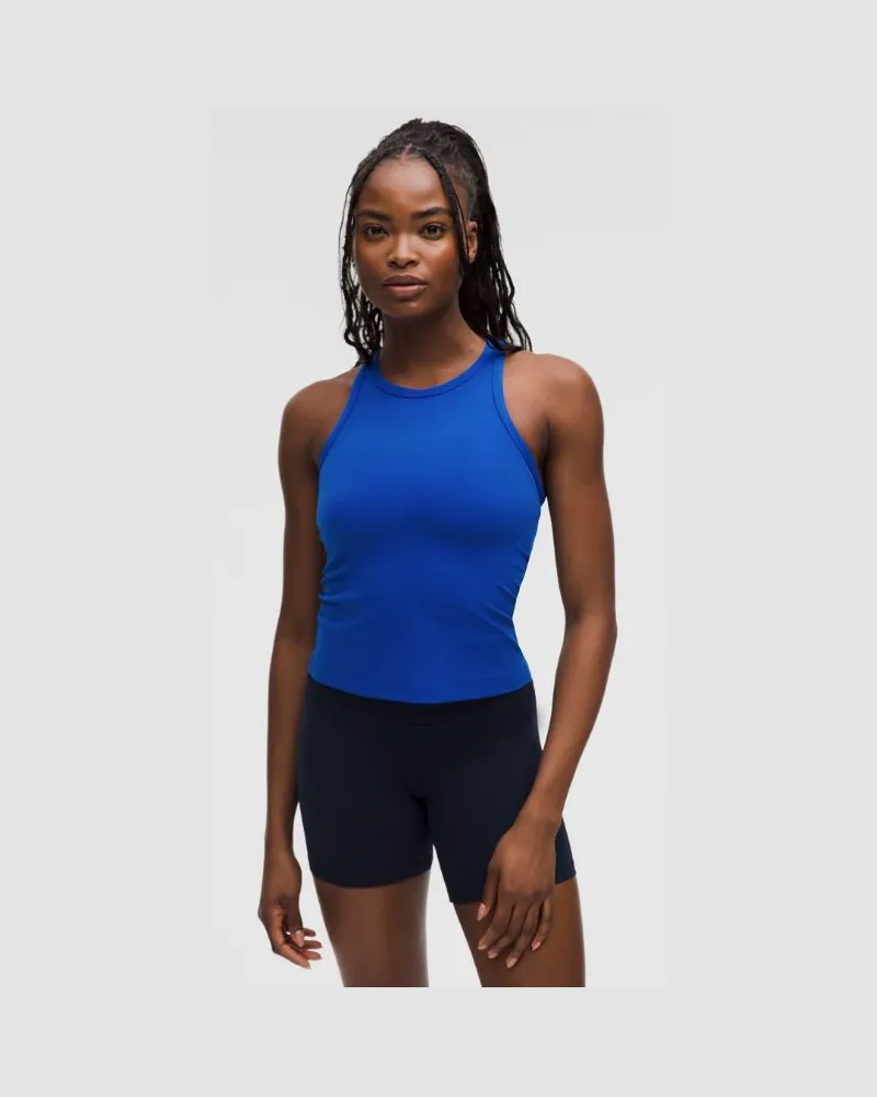 LULULEMON Align Racerback-Tanktop in Taillenlänge für Frauen – Größe in Galactic Cobalt Galactic
