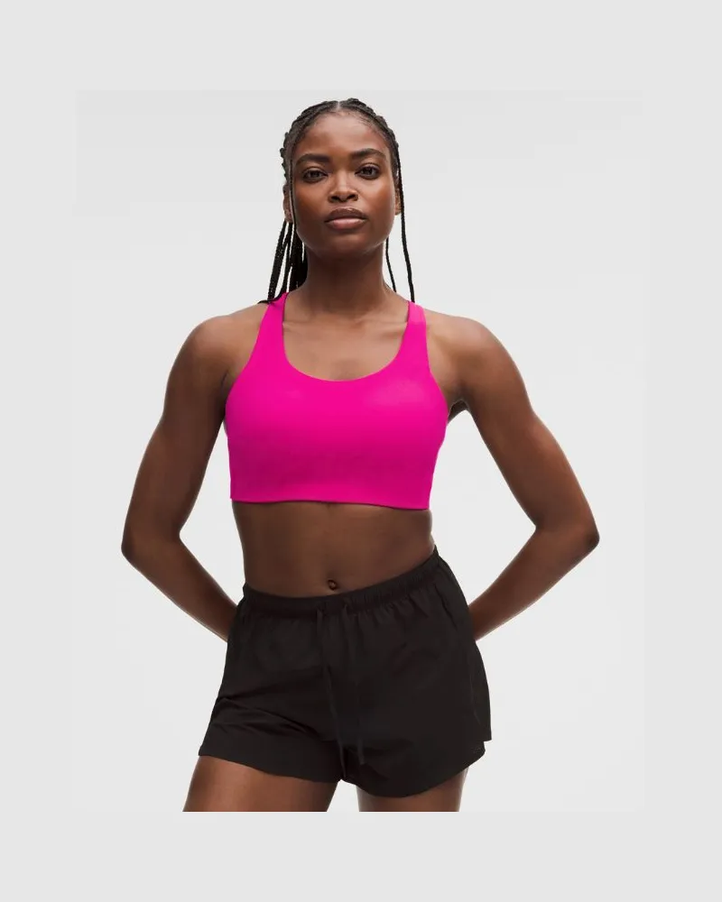 LULULEMON Energy BH mit starkem Halt für Frauen – Größe in Pink Flare Pink