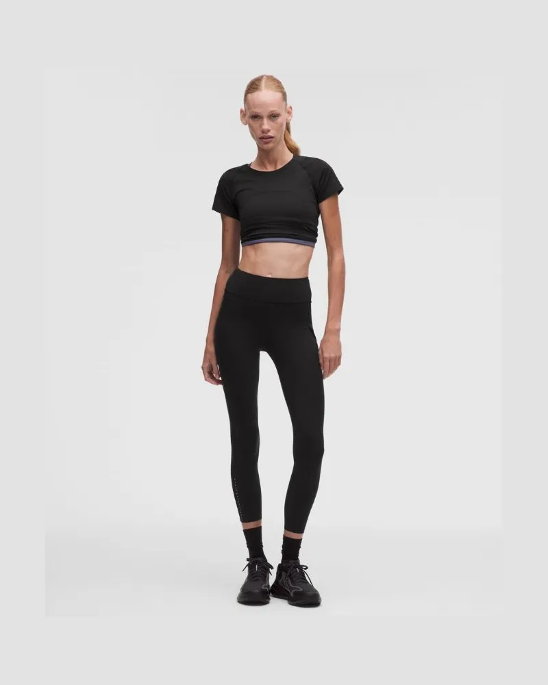 LULULEMON Fast and Free-Leggings mit hohem Bund und 6 Taschen es Design für Frauen – 64 cm – Größe in Schwarz Schwarz