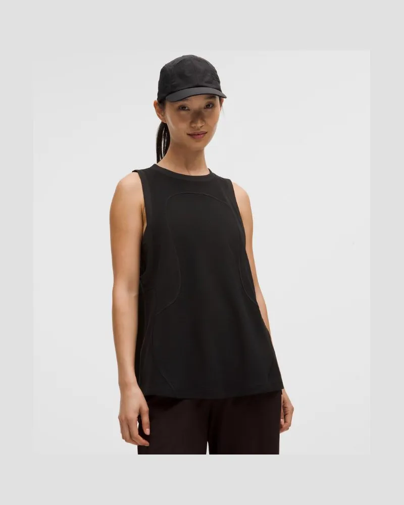 LULULEMON Tanktop aus einem Strick-material SLNSH Kollektion für Frauen – Größe in Black Black