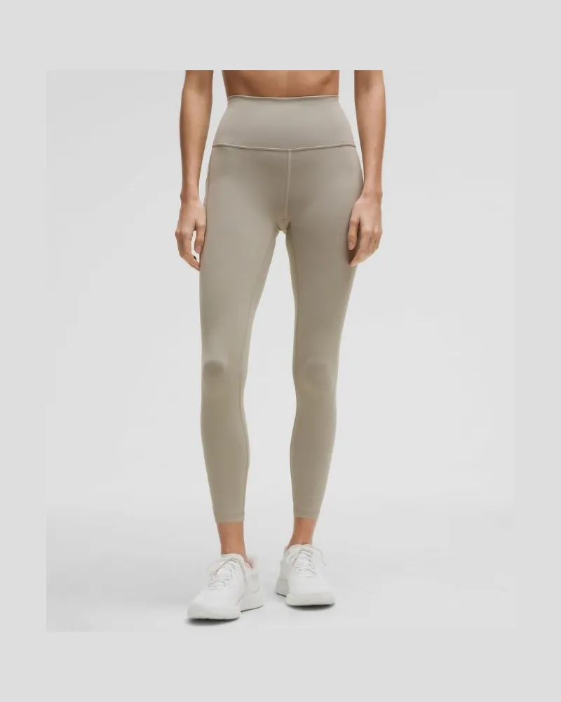 LULULEMON Wunder Train Leggings mit hohem Bund und Taschen für Frauen – 63,5 cm – Größe in Riverstone Riverstone