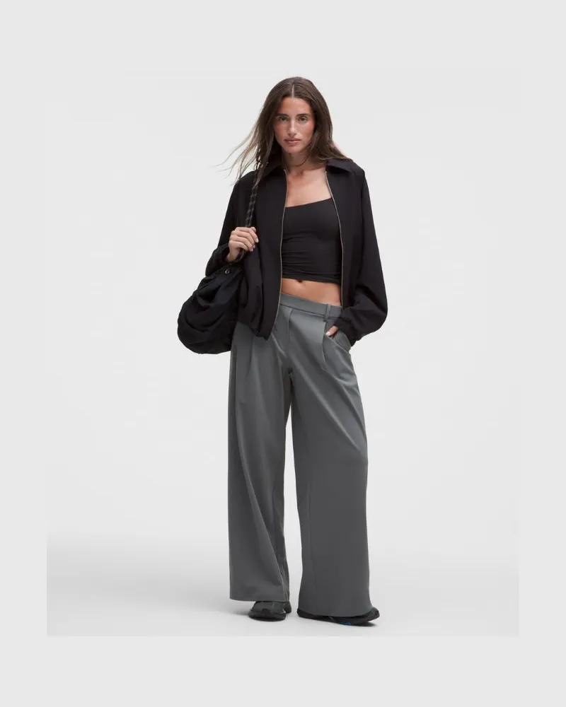 LULULEMON Daydrift-Hose mit niedrigem Bund und extra weitem Bein Standard für Frauen – Größe in Onyx Grey Onyx