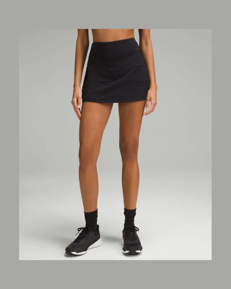 LULULEMON Pace Rival Rock mit mittlerer Bundhöhe Lang für Frauen – Größe in Black Black