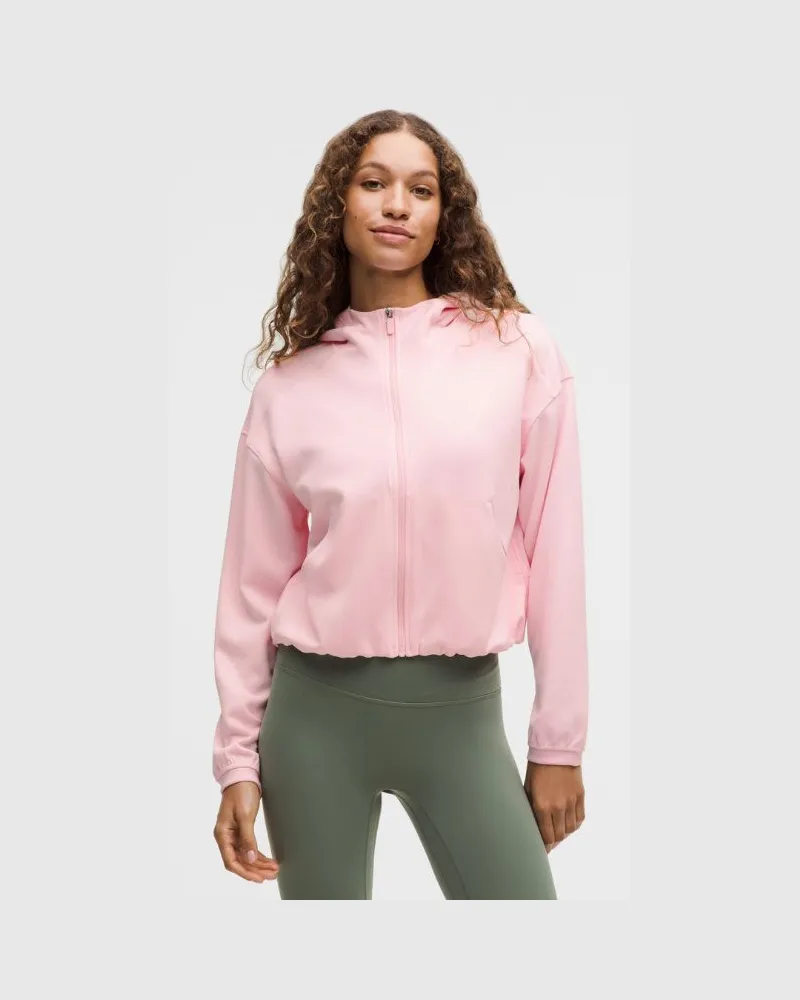 LULULEMON Softstreme Hoodie mit Reißverschluss für Frauen – Größe in Pink Pearl Pink