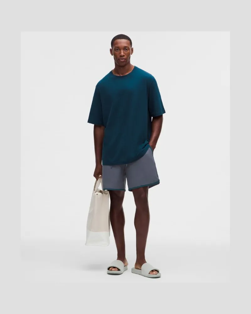 LULULEMON Board-Shorts im Classic Fit ohne Liner für Männer – 18 cm – Größe in Dusty Diamond/Remixed Marine Dusty