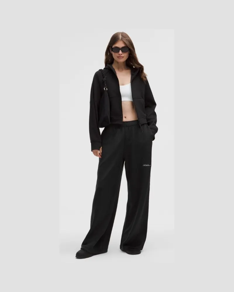 LULULEMON Plush Velour Mid-Rise Pant für Frauen – Größe in Black Black