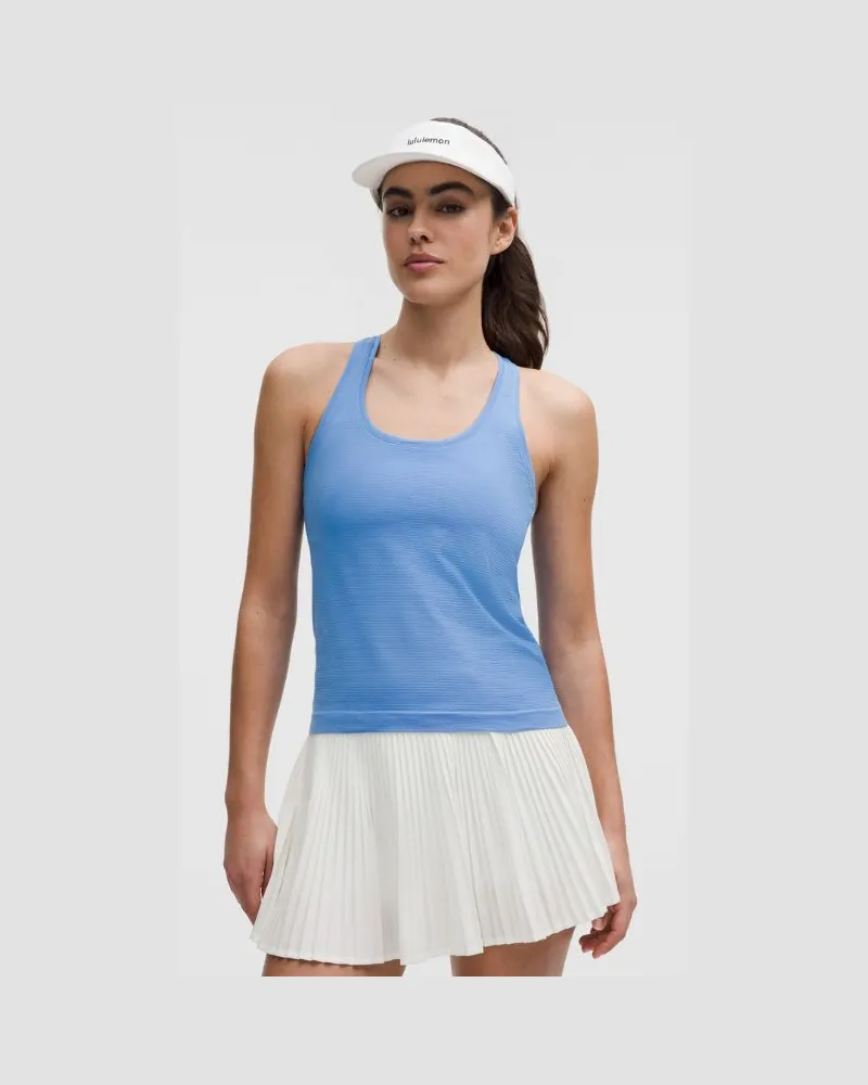 LULULEMON Swiftly Tech Tanktop mit Racerback 2.0 Taillenlänge für Frauen – Größe in Pool Party Pool