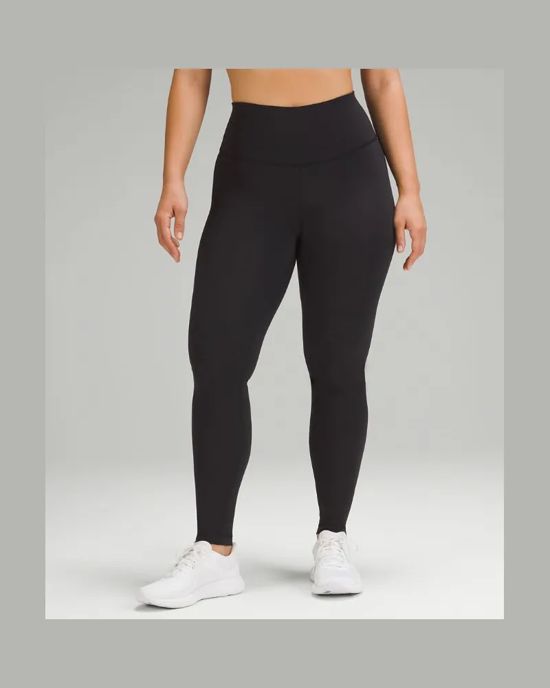 LULULEMON Wunder Train Leggings mit hohem Bund im Contour Fit für Frauen – 71 cm – Größe in Black Black