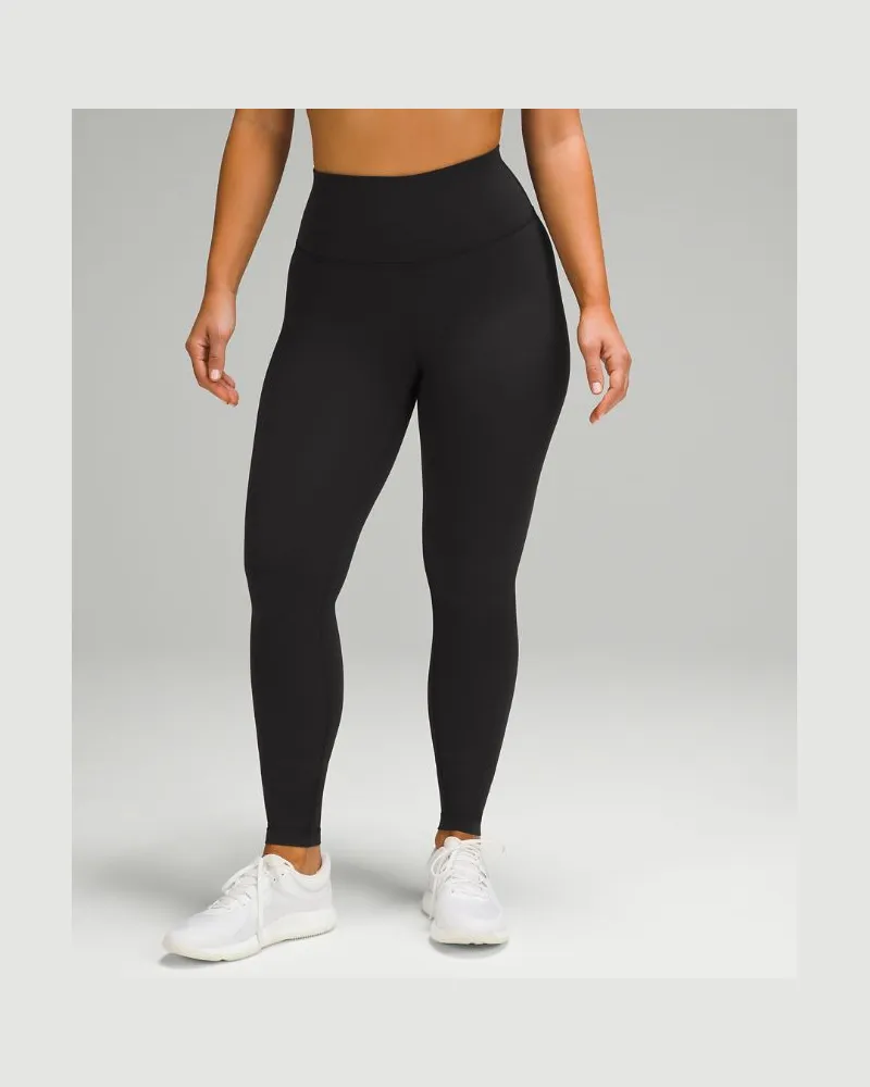 LULULEMON Wunder Train Leggings mit hohem Bund im Contour Fit für Frauen – 71 cm – Größe in Black Black