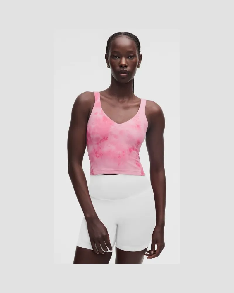 LULULEMON Align Tanktop für Frauen – Größe 6 in Smoothie Wash Strawberry Multi Smoothie
