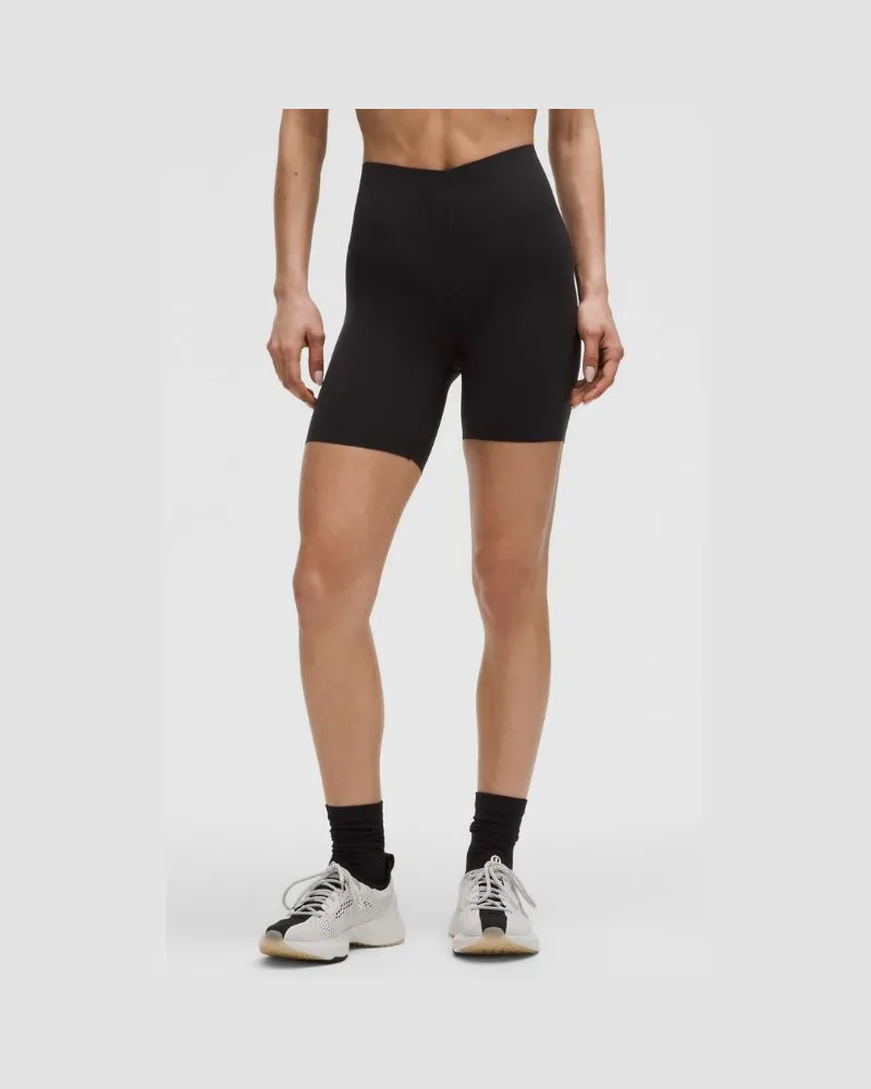 LULULEMON Glow Up Shorts mit superhohem Bund für Frauen – 15 cm – Größe in Black Black