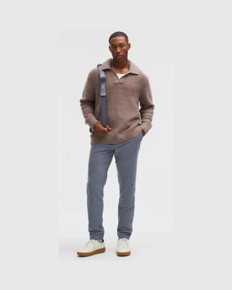 LULULEMON ABC Chinohose im Slim Fit Cord für Männer – 81 cm – Größe in Solar Grey Solar