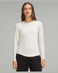 LULULEMON Hold Tight Langarmshirt Bone