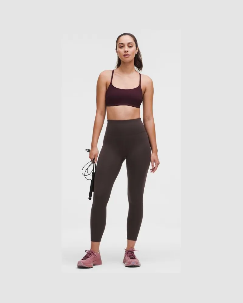LULULEMON Wunder Train Leggings im Contour Fit mit hohem Bund für Frauen – 64 cm – Größe in Sequoia Sequoia
