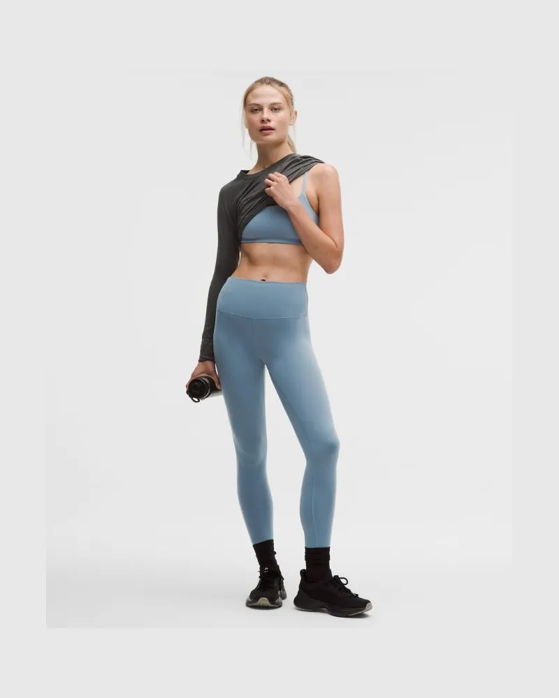 LULULEMON Wunder Train Leggings mit hohem Bund für Frauen – 71 cm – Größe in Steel Blue Steel