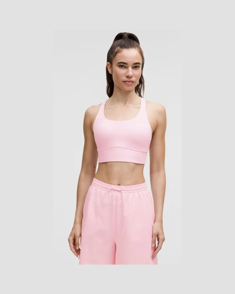 LULULEMON Energy Longline-BH mit mittlerem Halt für B–D-Cups Evolve für Frauen – Größe in Pink Organza Pink