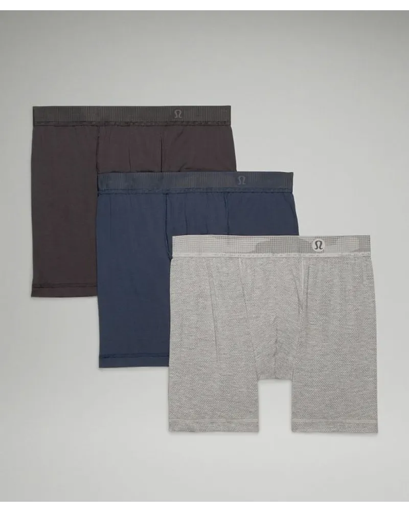 LULULEMON Always In Motion Boxershorts 3er-Pack Black