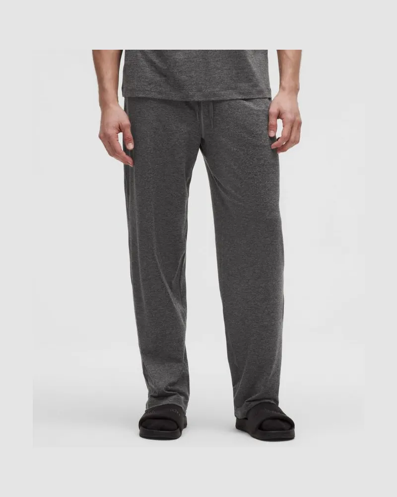 LULULEMON Soft Jersey Hose im Classic Fit Normale Länge für Männer – Größe in Heathered Black/Heathered Graphite Grey Heathered