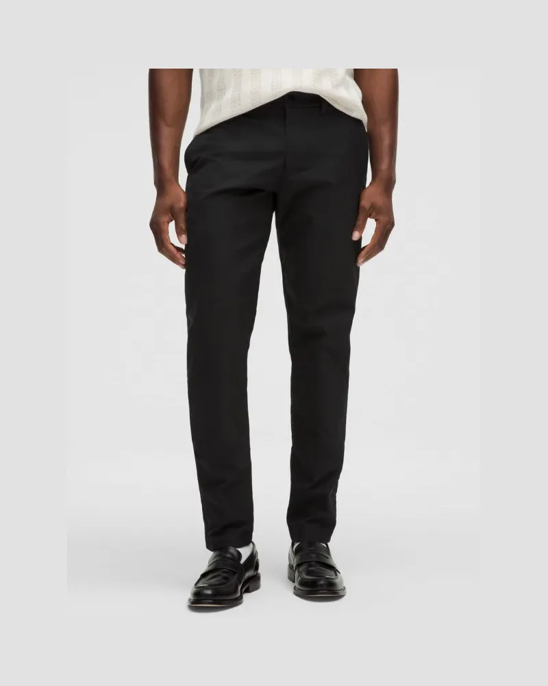 LULULEMON ABC Chinohose im Slim Fit Weicher Twill für Männer – 81 cm – Größe in Black Black