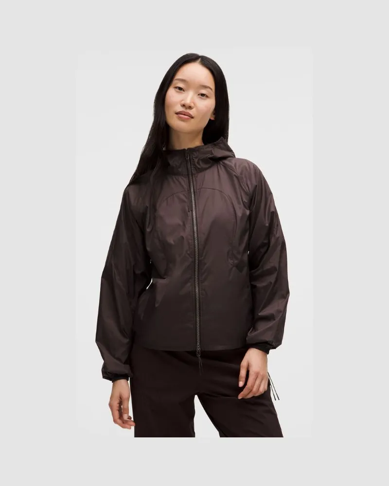 LULULEMON Leichter Windbreaker SLNSH Kollektion für Frauen – Größe in Sequoia Sequoia