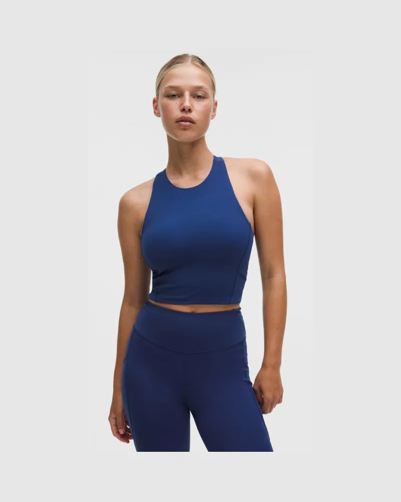 LULULEMON Swift Speed Crop-Tanktop für Frauen – Größe in Clubhouse Blue Clubhouse